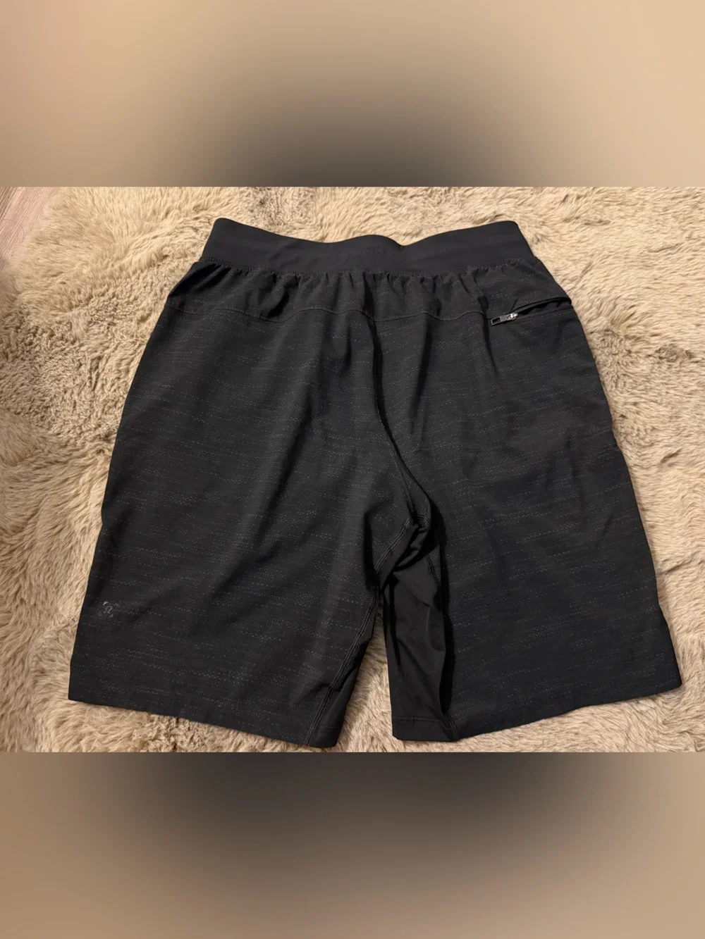 Men's Black Performance Shorts